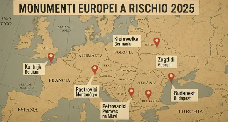 Monumenti Europei a Rischio 2025: I Siti da Salvare