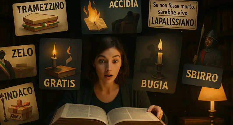 Parole Italiane dal Significato Strano che Usi Senza Saperlo