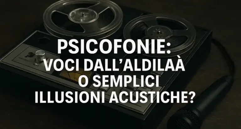 Psicofonie: voci dall’aldilà o semplici illusioni acustiche? Cosa dice davvero la scienza