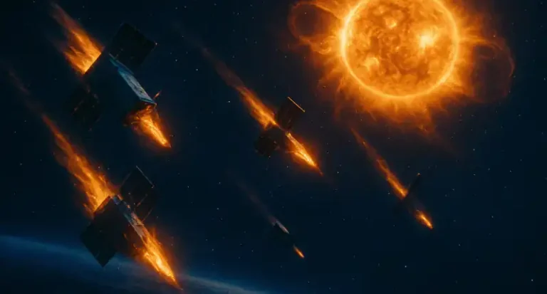 Satelliti Starlink in caduta libera: la colpa è del Sole