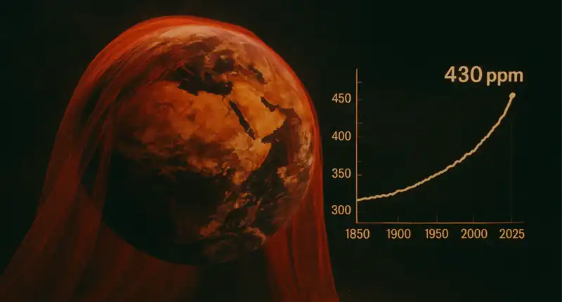 Shock Clima La CO₂ Sfonda il Tetto delle 430 ppm