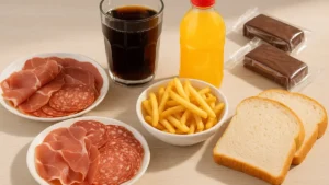 Composizione di alimenti da evitare dopo i 40 anni
