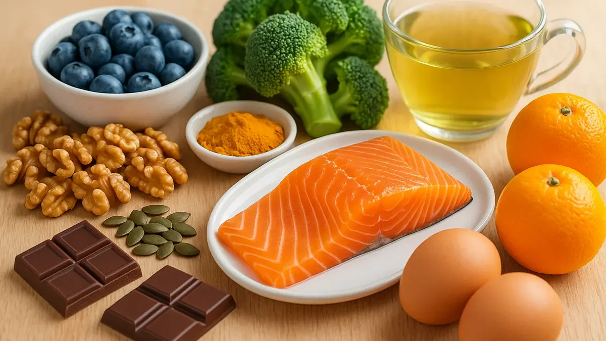 Composizione di alimenti salutari per il cervello