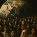 Mappa del mondo con evidenziati i paesi più popolosi nel 2024