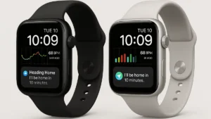 Mockup Apple Watch Series 10 con design sottile