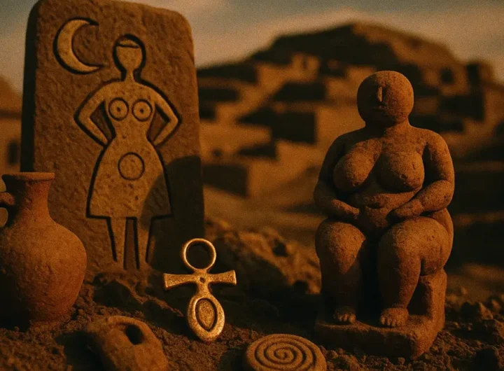 Resti archeologici di Çatalhöyük antica città neolitica in Turchia