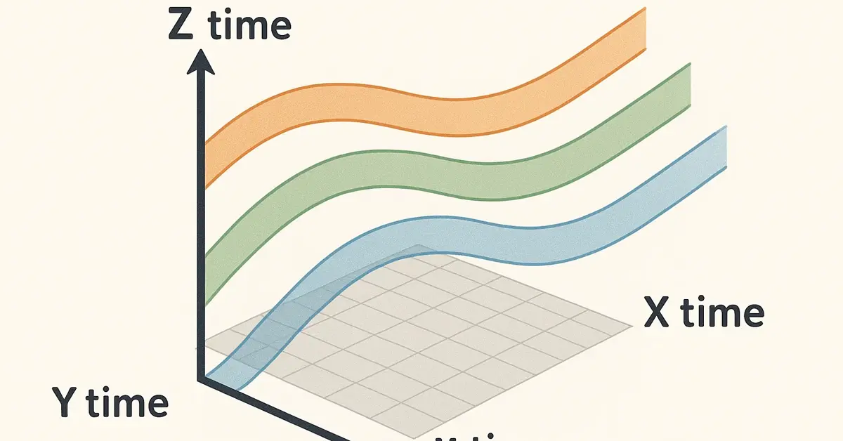Schema della teoria del tempo tridimensionale la nuova proposta di Gunther Kletetschka