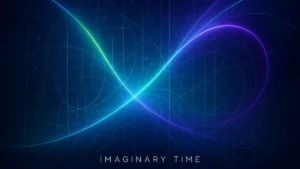 Una rappresentazione visiva astratta del tempo o dello spazio-tempo