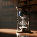 Un mappamondo di vetro fragile che mostra delle crepe