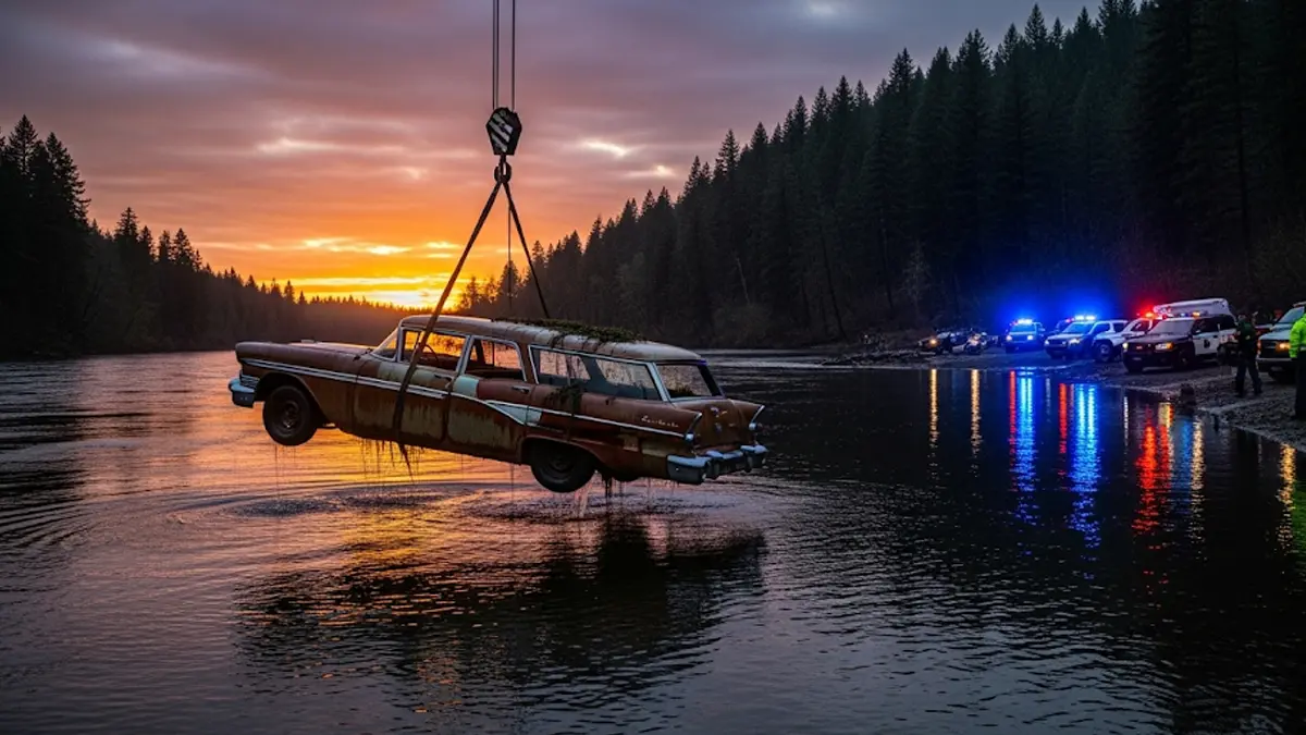 Un sub ritrova l'auto nel fiume con resti umani
