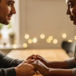 Una coppia di etnie diverse