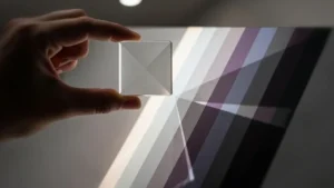 Una palette di colori sfumati dal bianco al nero