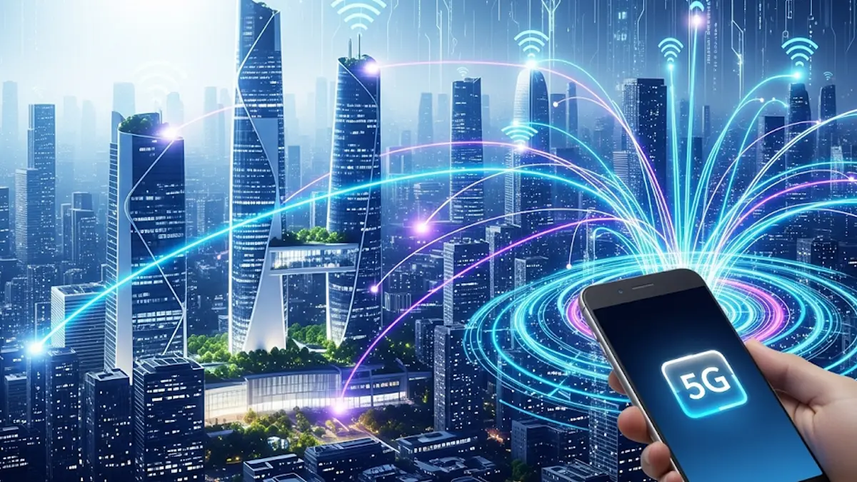 il concetto di connessione ultra-veloce e il futuro digitale