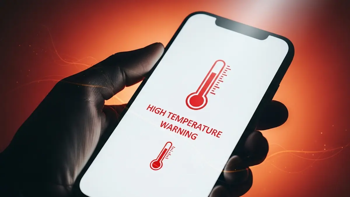 una mano tiene uno smartphone moderno
