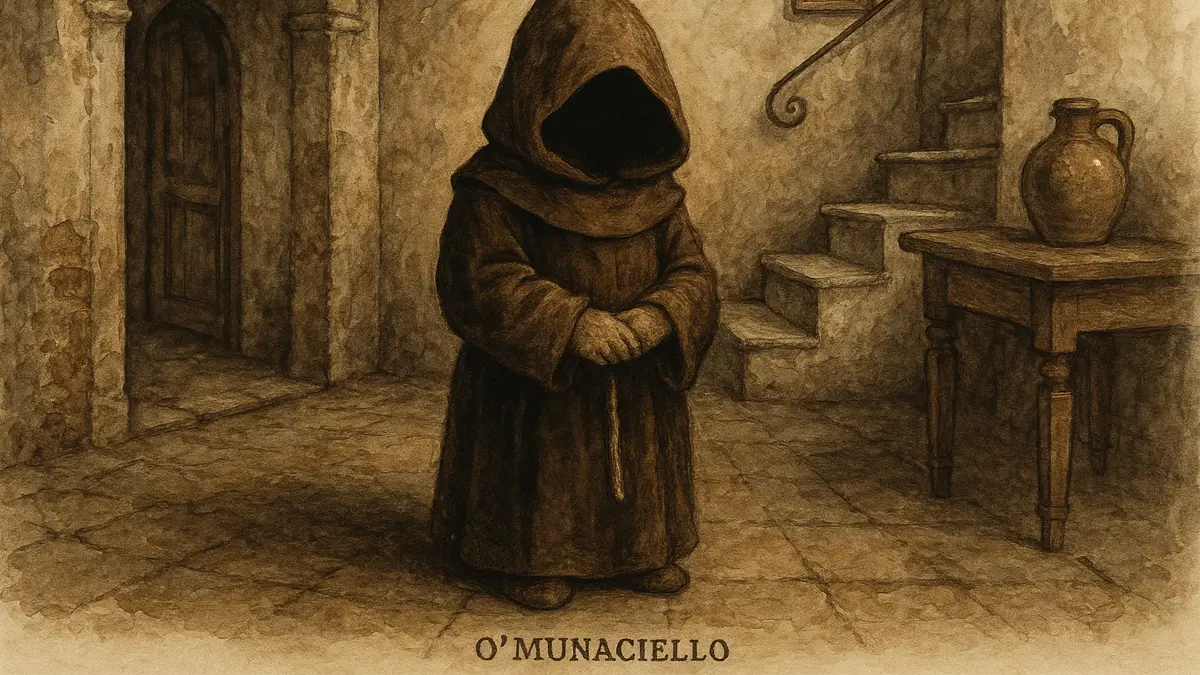 Illustrazione artistica di O Munaciello