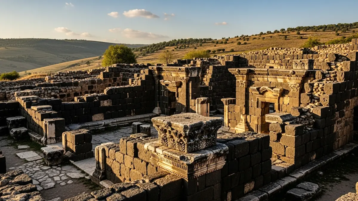 Recenti scavi a Korazim Israele hanno portato alla luce reperti del I secolo in una sinagoga legata a Gesù