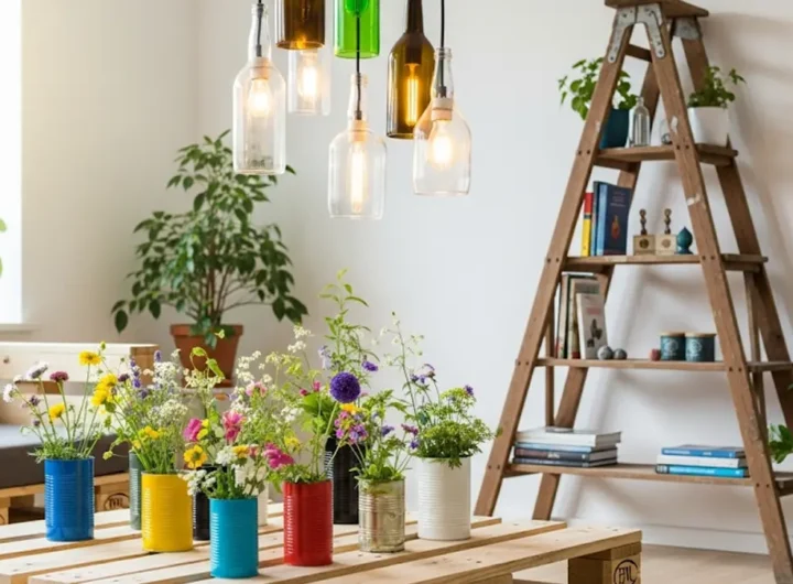 Scopri idee originali e creative per arredare la tua casa con materiali riciclati