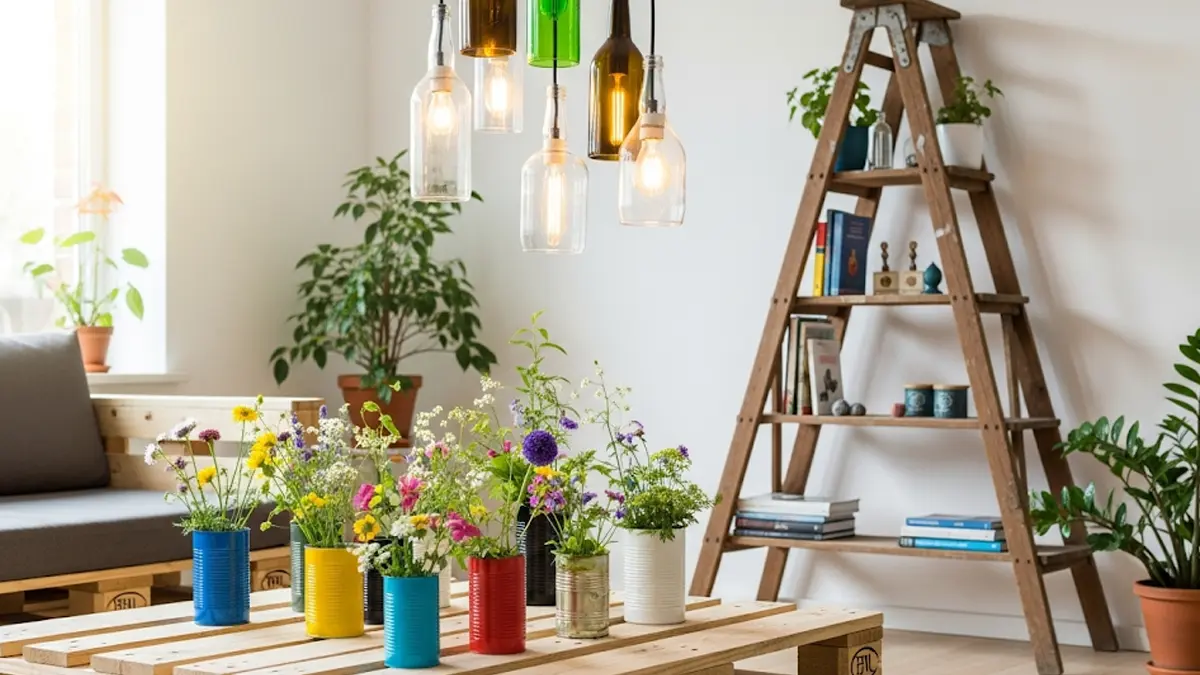 Scopri idee originali e creative per arredare la tua casa con materiali riciclati