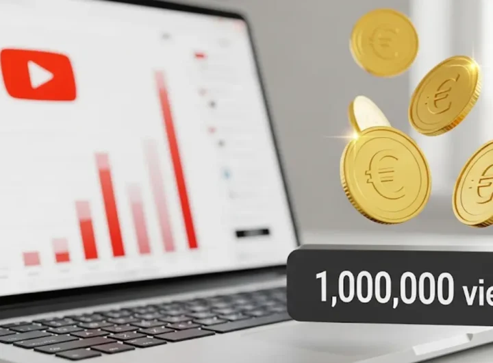 Scopri quanto si guadagna realmente con 1 milione di visualizzazioni su YouTube in Italia