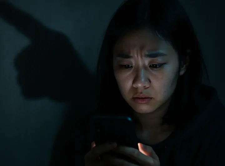 Una persona che utilizza uno smartphone