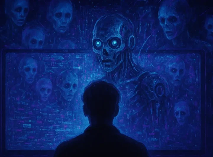 Una rappresentazione grafica della teoria di internet morto