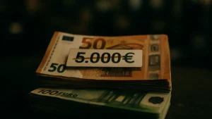 Banconote Euro con limite 5000 euro