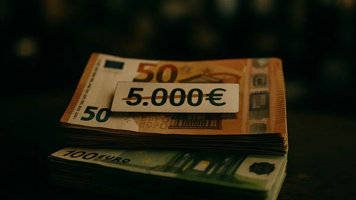 Banconote Euro con limite 5000 euro