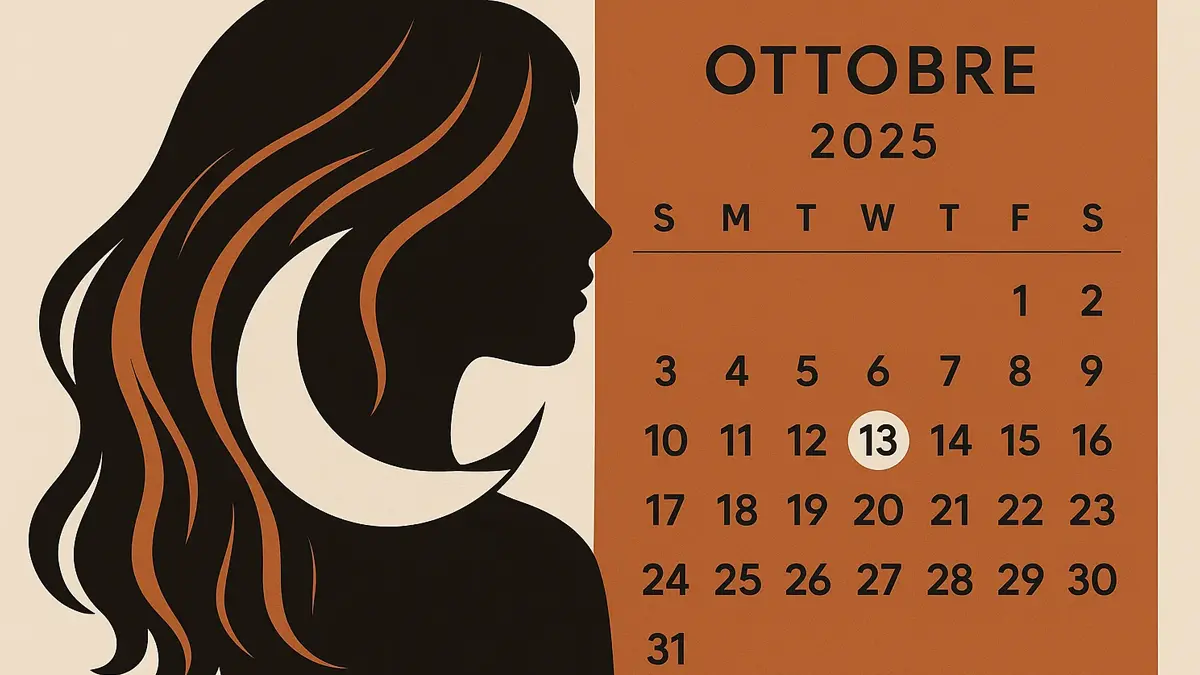 Calendario Lunare Capelli Ottobre 2025