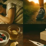 Composizione che illustra igiene del sonno