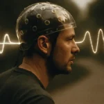 Diagramma EEG che mostra aumento attività cerebrale uditiva