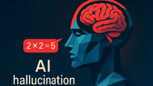 Diagramma concettuale che illustra le allucinazioni AI generativa