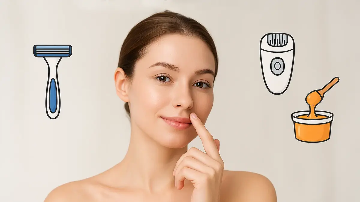 Epilazione baffetti laser ad alessandrite vs luce pulsata IPL e ceretta a caldo