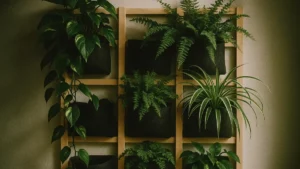 Giardino verticale fai da te interno