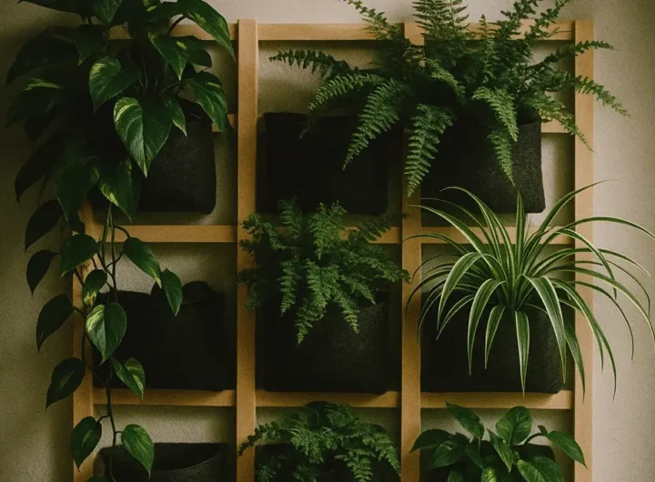 Giardino verticale fai da te interno