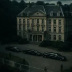 I partecipanti al Gruppo Bilderberg che escono da un hotel di lusso