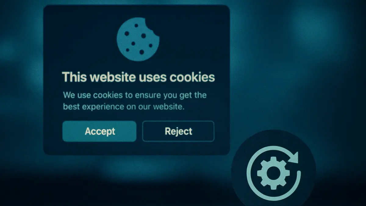 Icona di ingranaggio o impostazioni con freccia che torna indietro