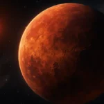 Illustrazione artistica dell'esopianeta roccioso Super-Terra GJ 251c