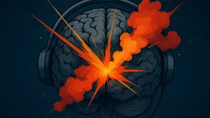 Illustrazione scientifica del cervello umano