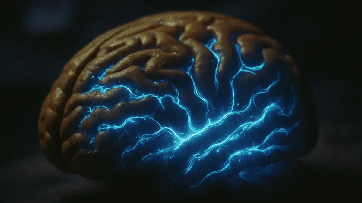 Immagine stilizzata del cervello umano visto in sezione