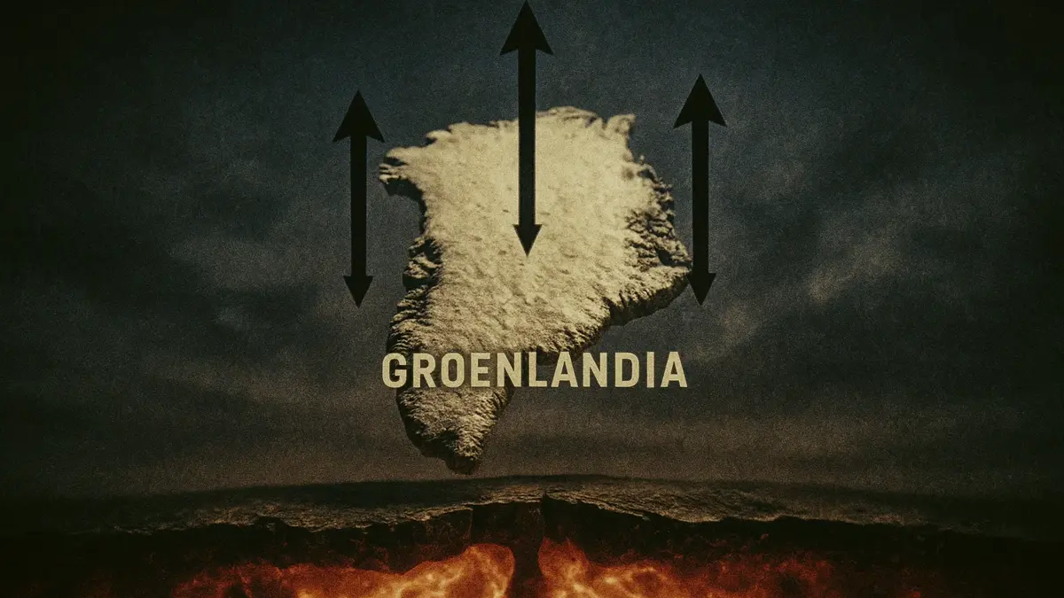 Mappa geologica Groenlandia sollevamento isostatico post-glaciale