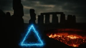 Mappa stilizzata dei luoghi misteriosi del mondo