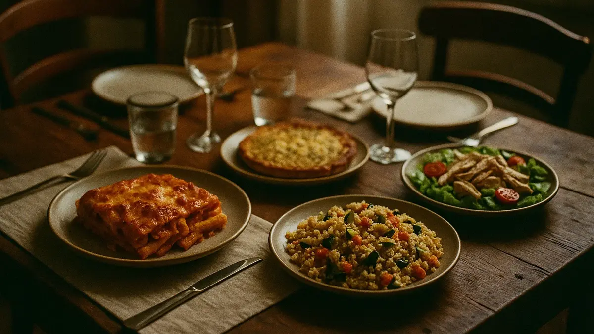 Pranzo veloce della domenica con piatti semplici e gustosi pronti in 30 minuti
