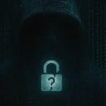 Primo piano di un codice binario verde su sfondo scuro