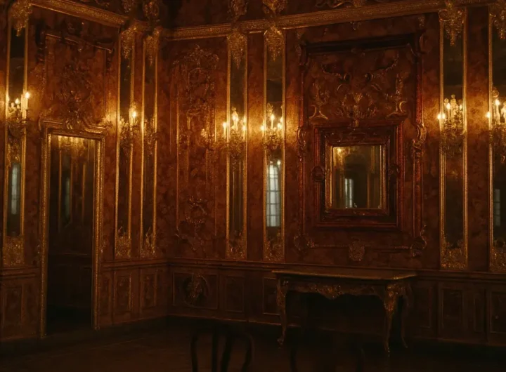 Ricostruzione artistica della Camera di Ambra