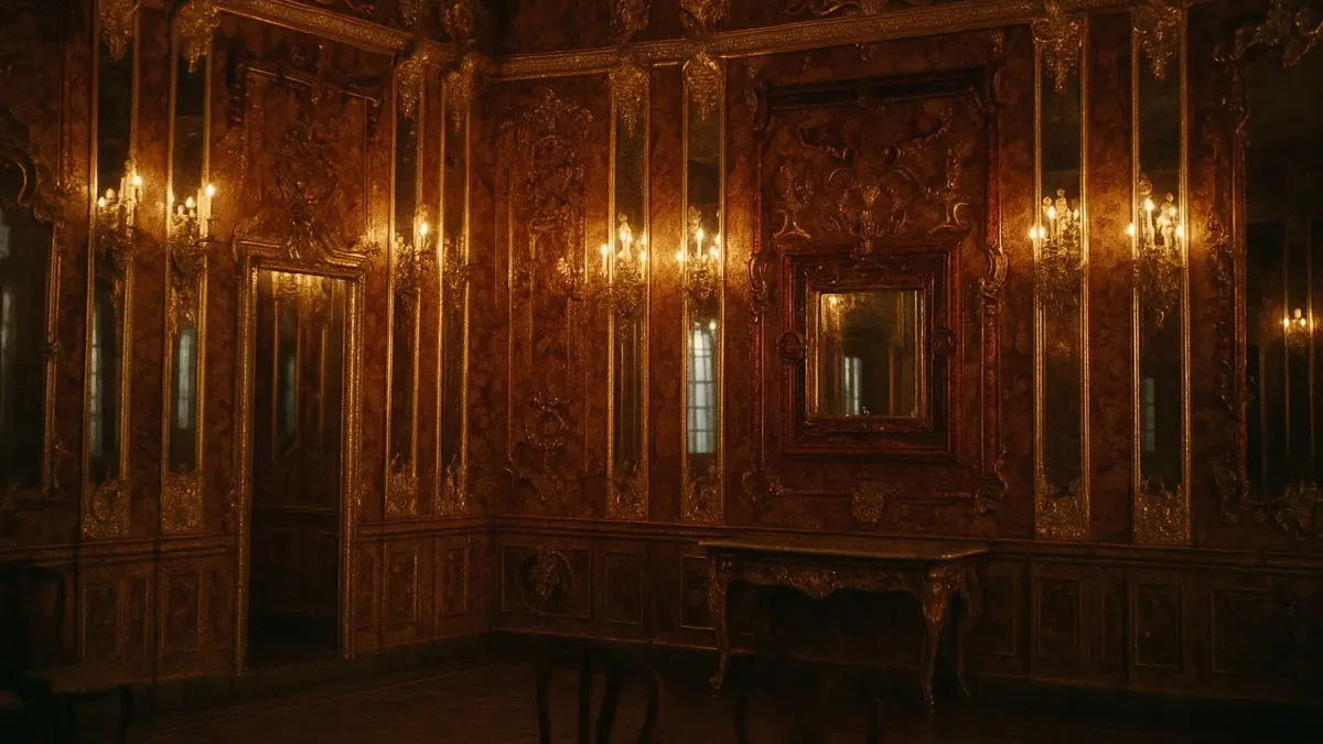 Ricostruzione artistica della Camera di Ambra