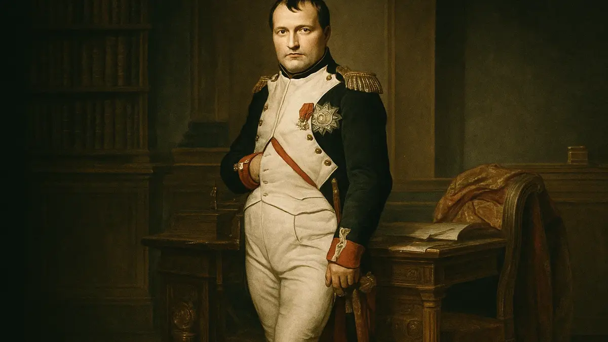 Ritratto di Napoleone Bonaparte con la mano nel gilet