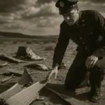 Rottami metallici di un presunto UFO