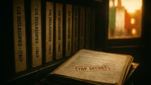 Scatole di file segreti e timbri Top Secret