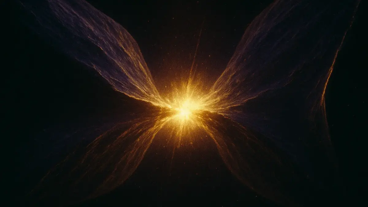 Schema concettuale che mostra il ciclo cosmico