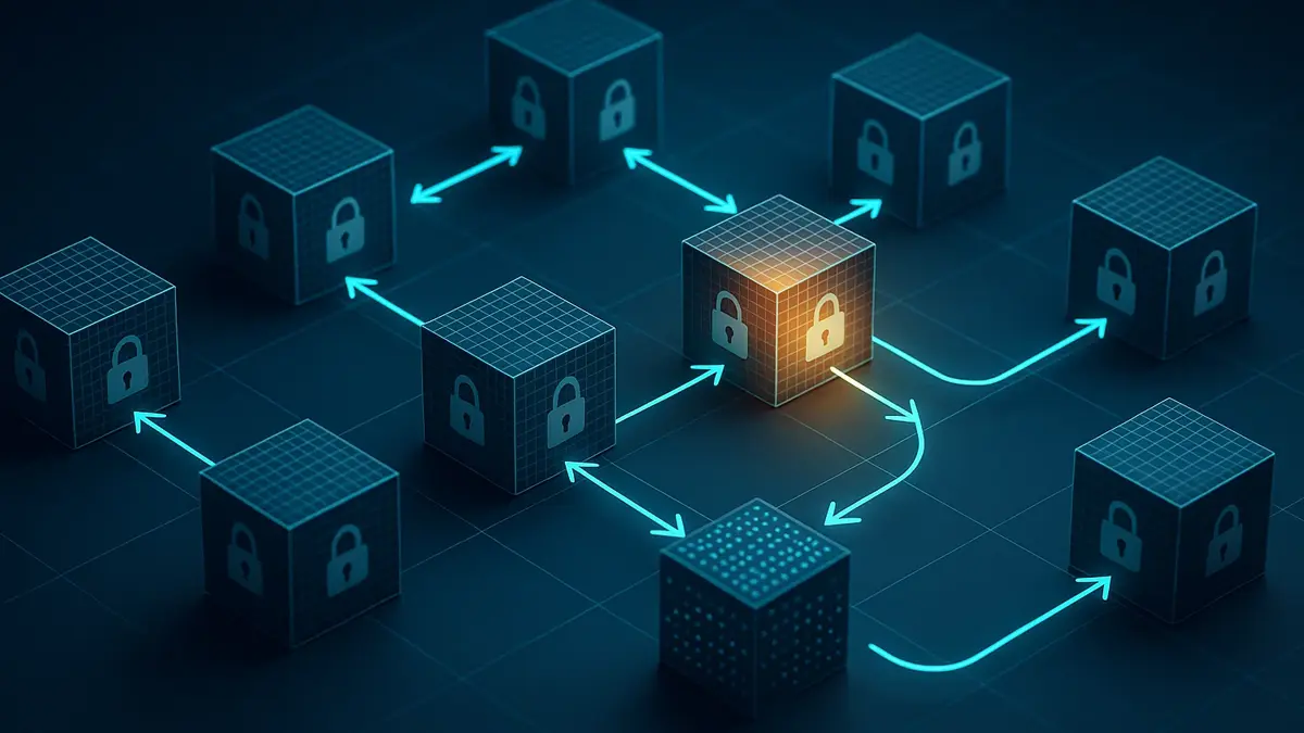 Schema visivo del tracciamento transazione blockchain